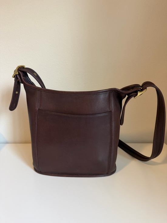 Coach Handbags - Vintage Coach Slim Duffle in Mahogany - 9816